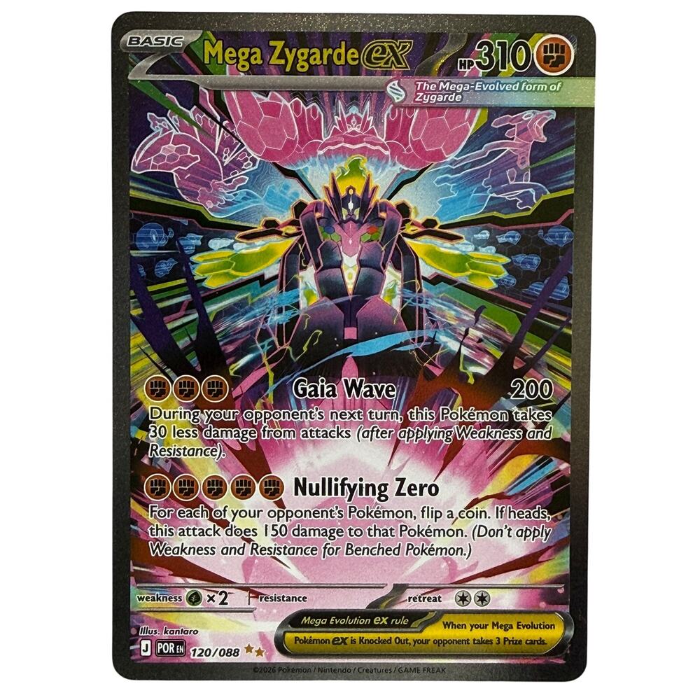 Pokémon TCG Mega Zygarde ex 120/088 Perfect Order Special Illustration Rare MT